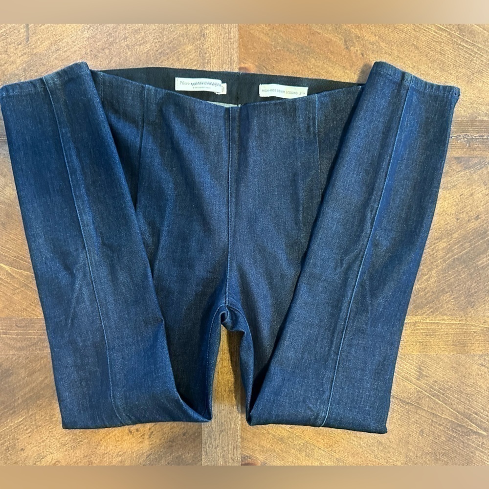 UEC👖ANTHROPOLOGIE👖 Pilcro High Rise Denim Leggings. Size 31 - Picture 3 of 8